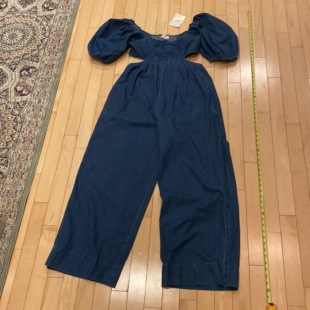 Bohme Dark Wash Denim Romper